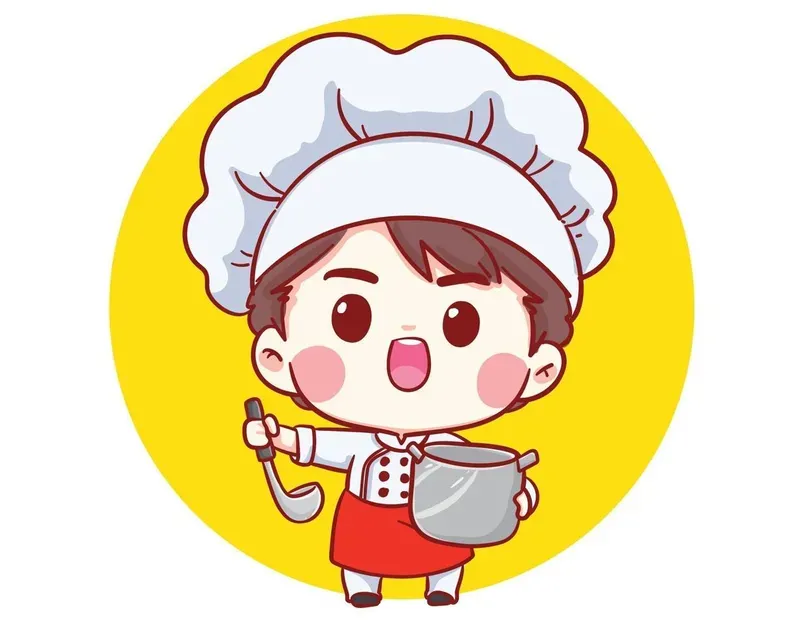 Hình ảnh đầu bếp chibi 44