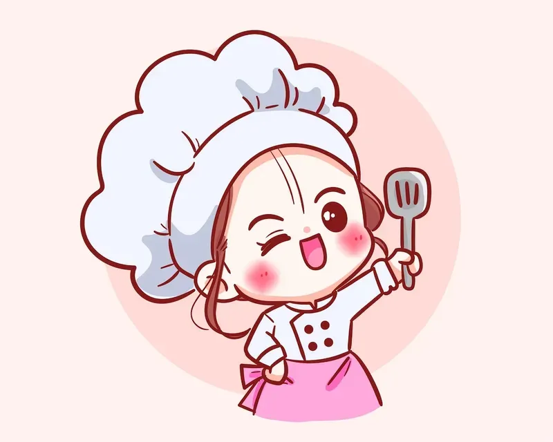 Hình ảnh đầu bếp chibi 17