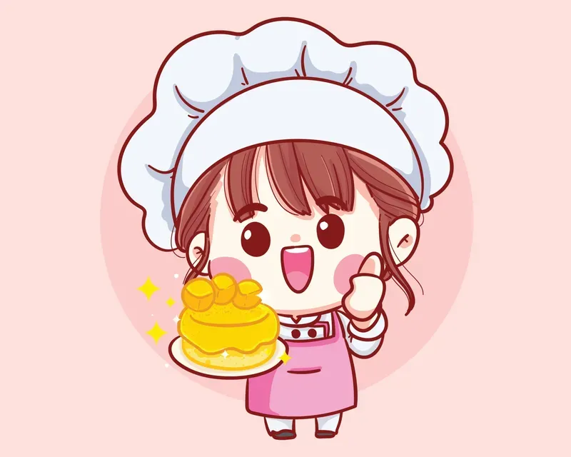 Hình ảnh đầu bếp chibi 37