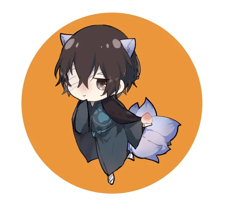 Hình ảnh Dazai chibi 11