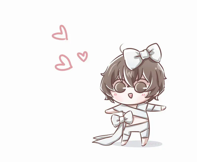 Hình ảnh Dazai chibi 13