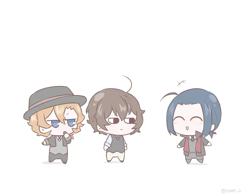 Hình ảnh Dazai chibi 2