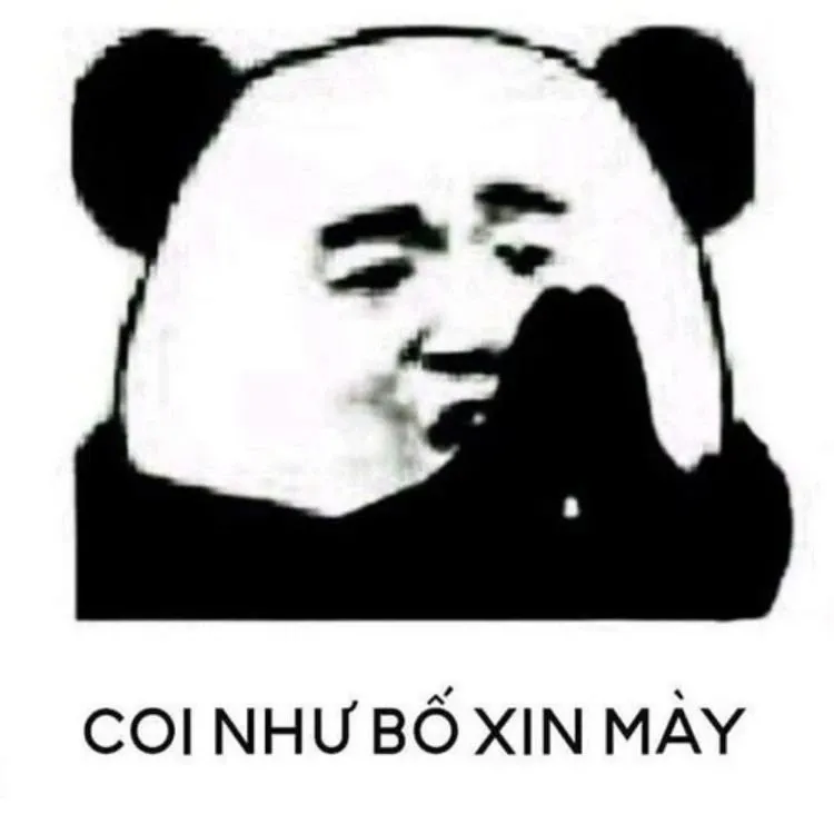 gấu trúc meme 1