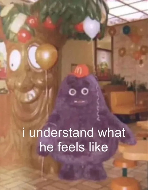 grimace shake meme 16