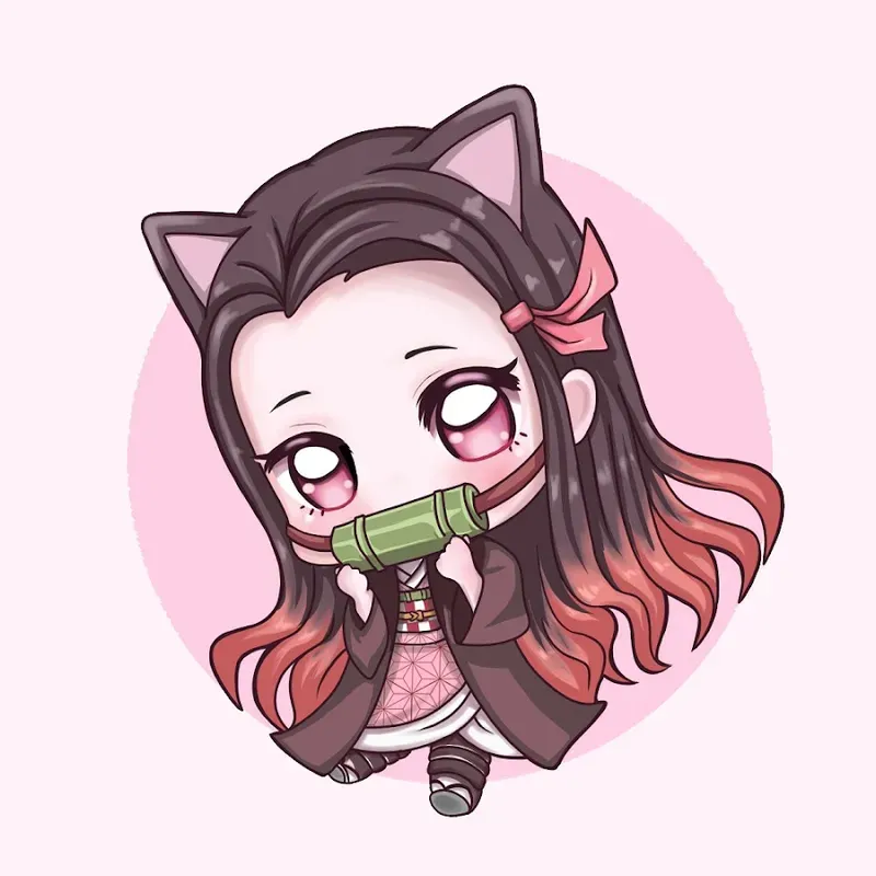 hình ảnh Nezuko chibi 10