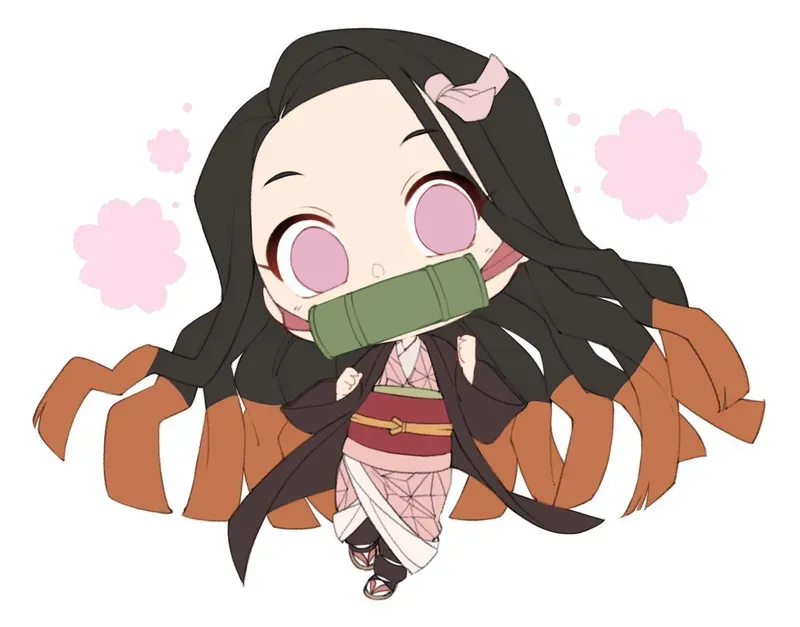 hình ảnh Nezuko chibi 11