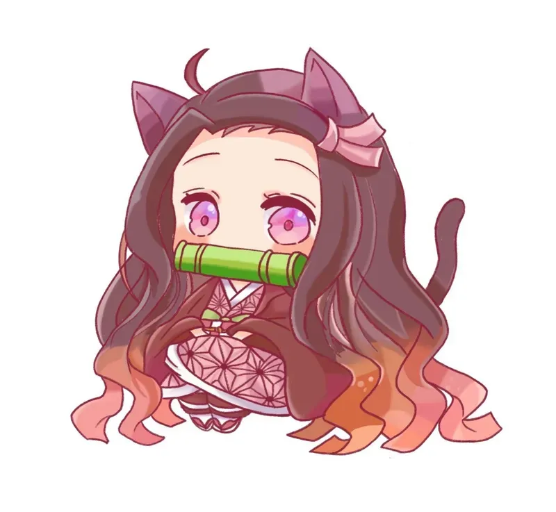 hình ảnh Nezuko chibi 20