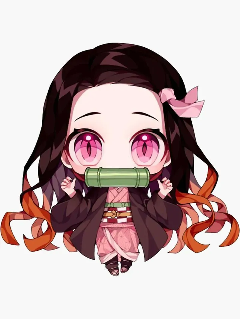 hình ảnh Nezuko chibi 4