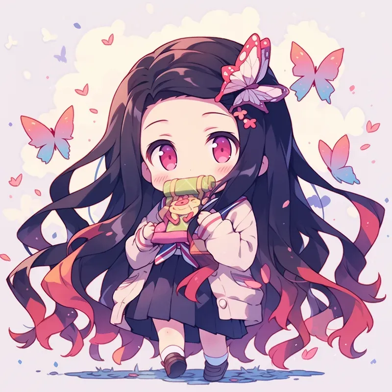 hình ảnh Nezuko chibi 22