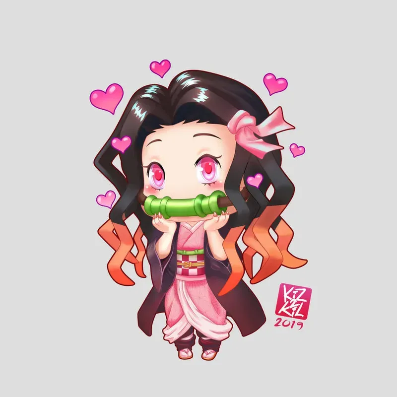 hình ảnh Nezuko chibi 26