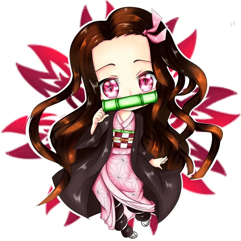 hình ảnh Nezuko chibi 2