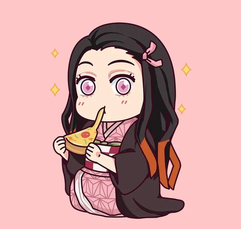 hình ảnh Nezuko chibi 47