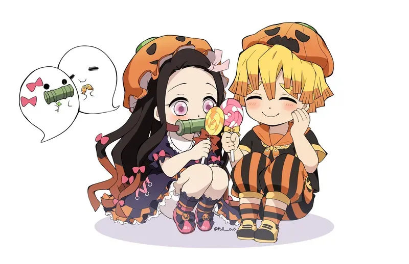 hình ảnh Nezuko chibi 36