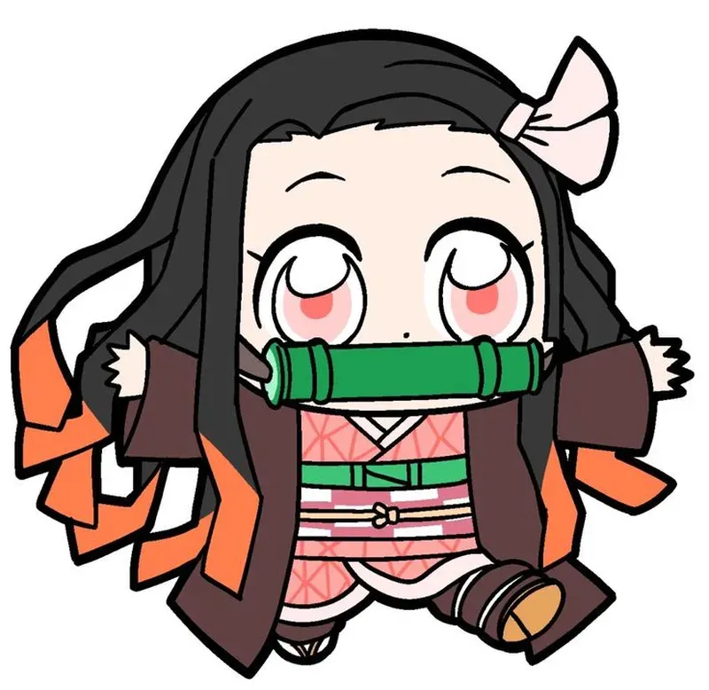 hình ảnh Nezuko chibi 7