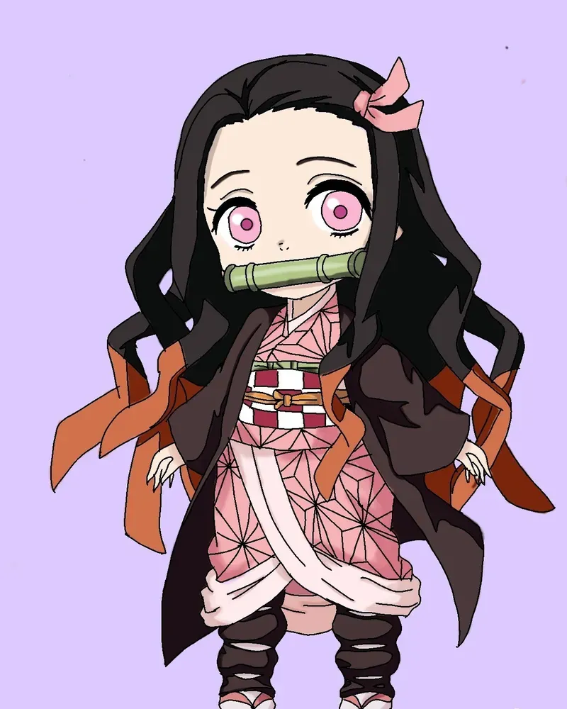 hình ảnh Nezuko chibi 37