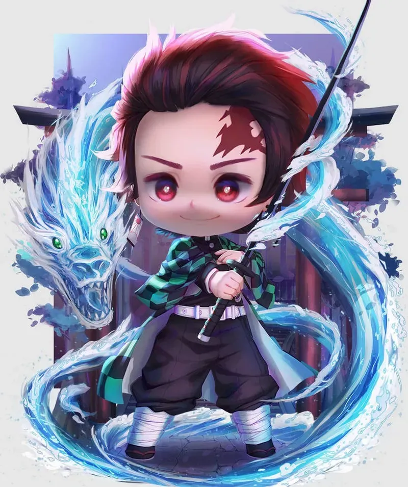 hình ảnh Tanjiro chibi 42