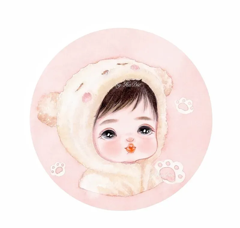 hình chibi em bé dễ thương 34