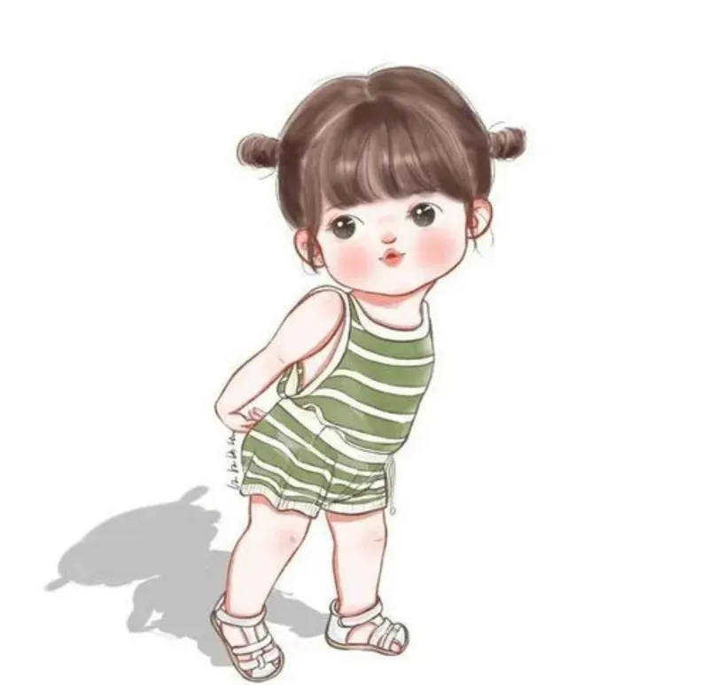 hình chibi em bé dễ thương 11