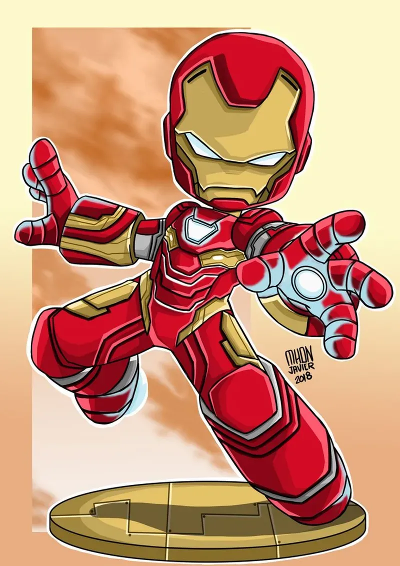 Hình ảnh Iron Man chibi 14