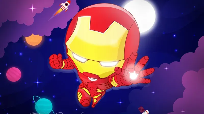 Hình ảnh Iron Man chibi 1