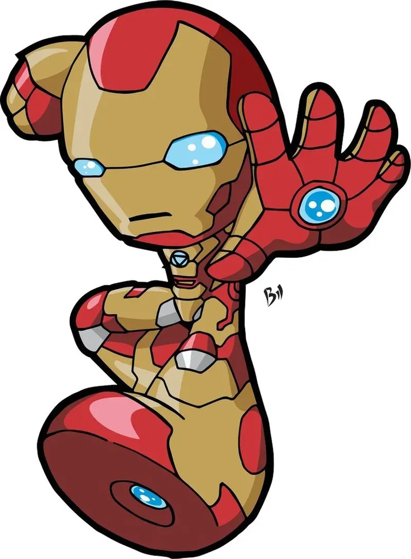 Hình ảnh Iron Man chibi 7