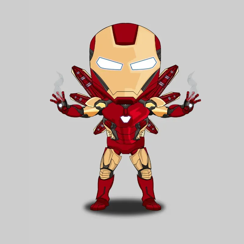 Hình ảnh Iron Man chibi 34