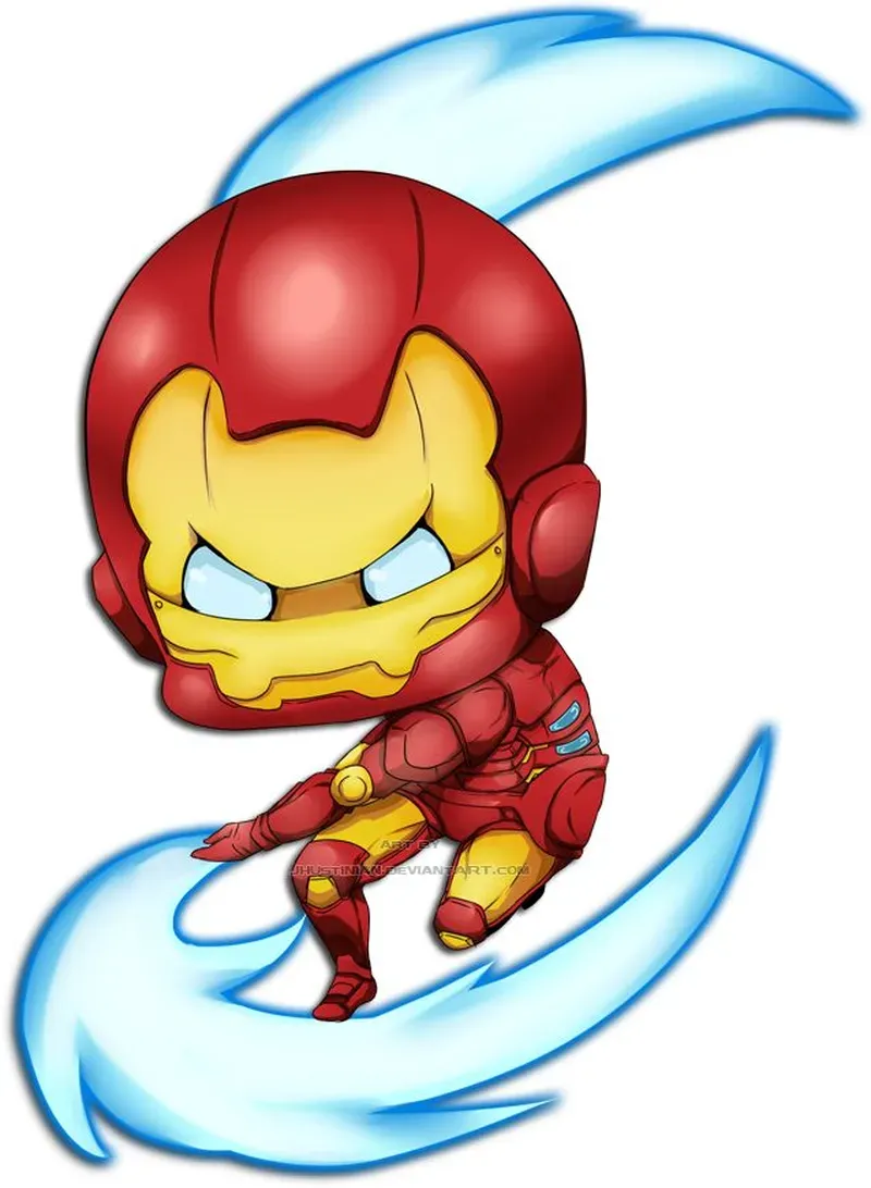 Hình ảnh Iron Man chibi 8