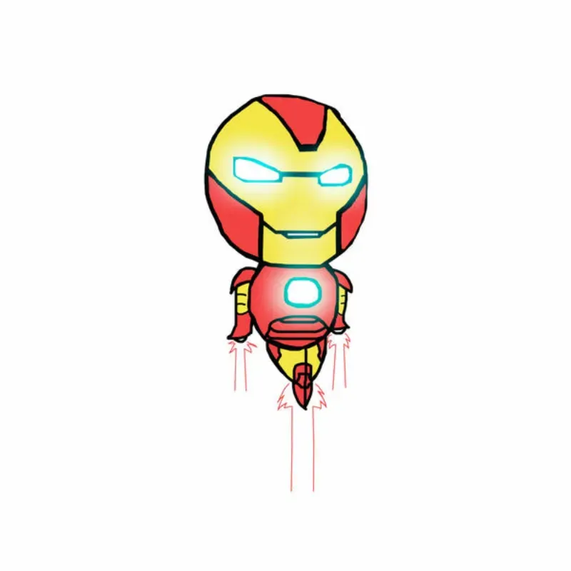 Hình ảnh Iron Man chibi 39