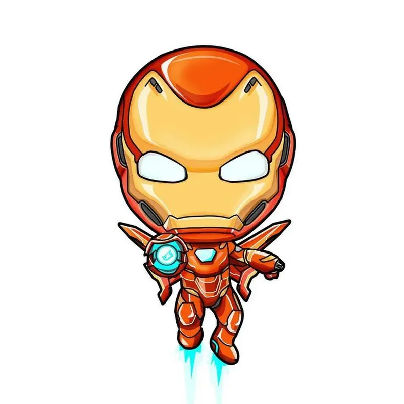 Hình ảnh Iron Man chibi 9