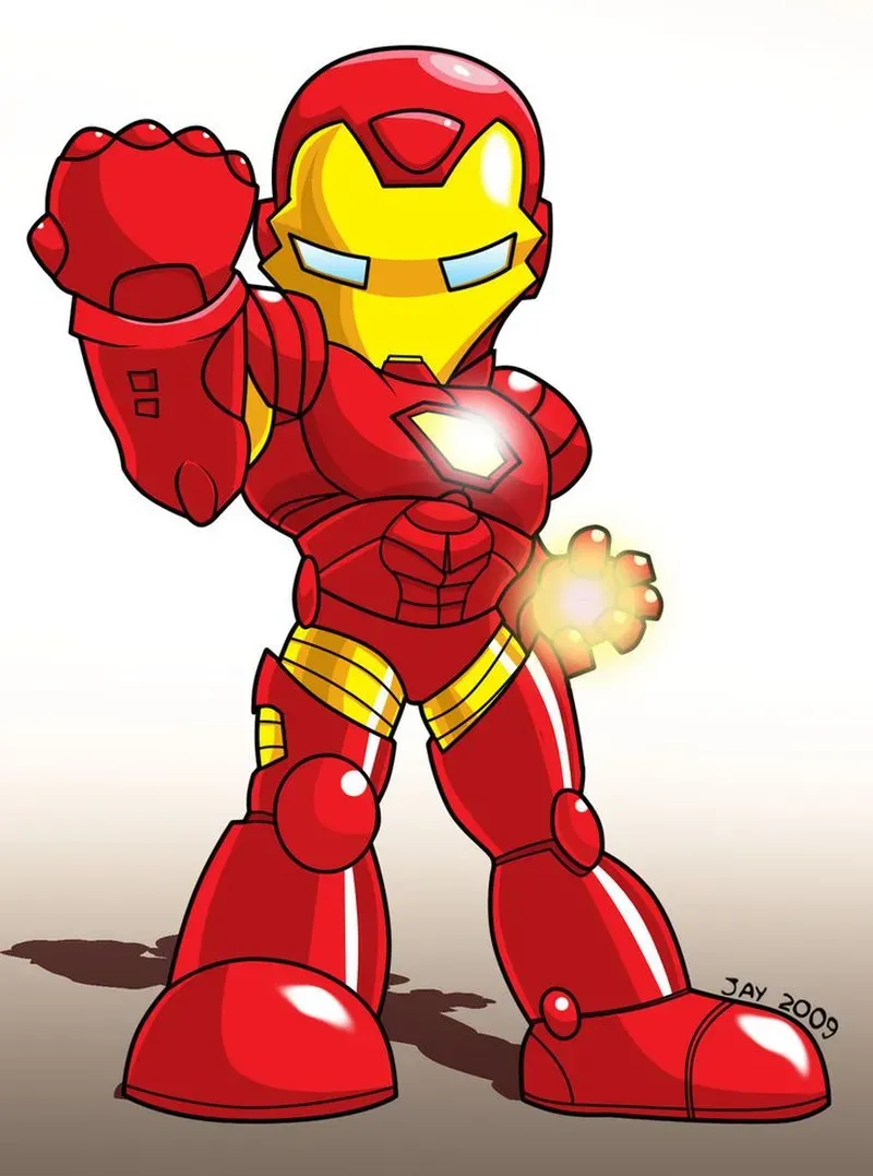 Hình ảnh Iron Man chibi 10