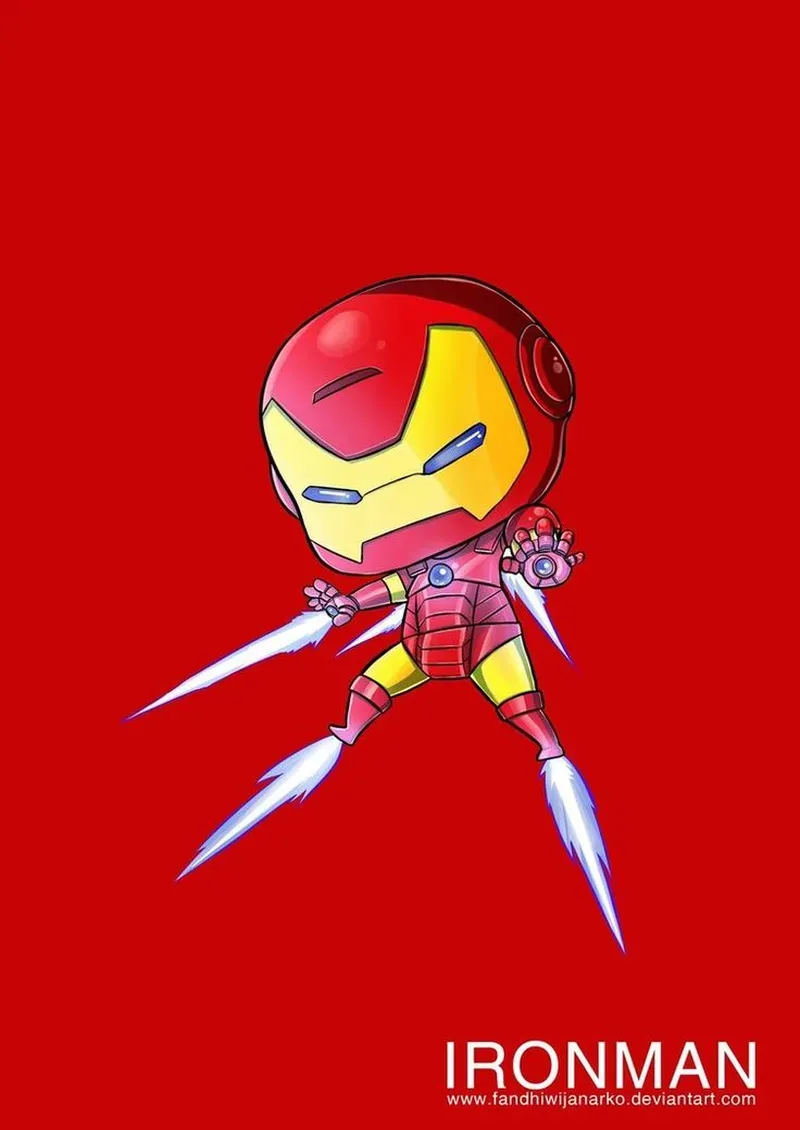 Hình ảnh Iron Man chibi 12