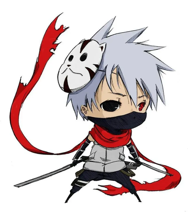 Hình ảnh Kakashi chibi 7