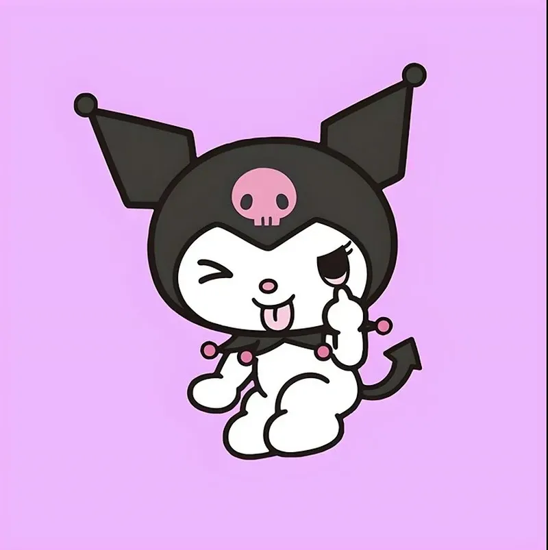 Hình ảnh Kuromi chibi 14