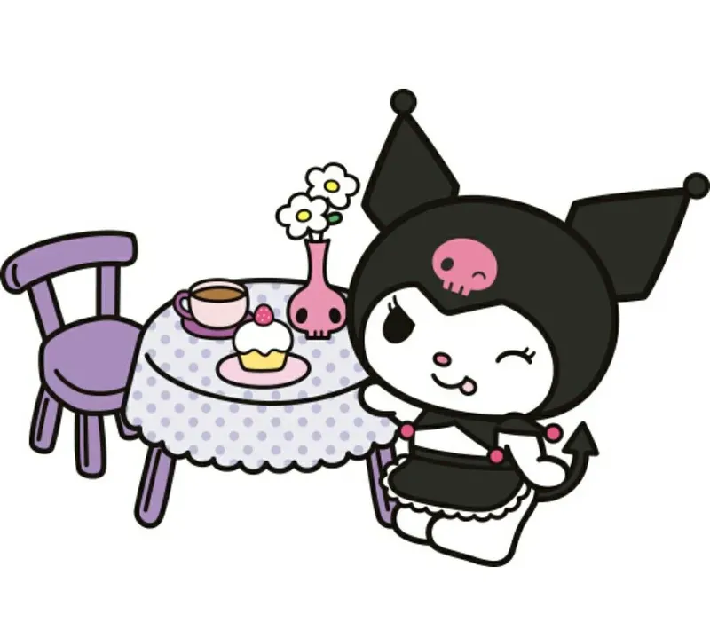 Hình ảnh Kuromi chibi 16