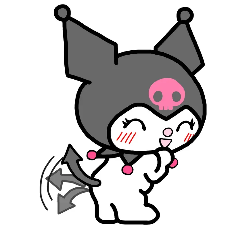 Hình ảnh Kuromi chibi 34