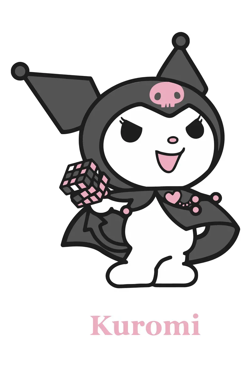 Hình ảnh Kuromi chibi 6