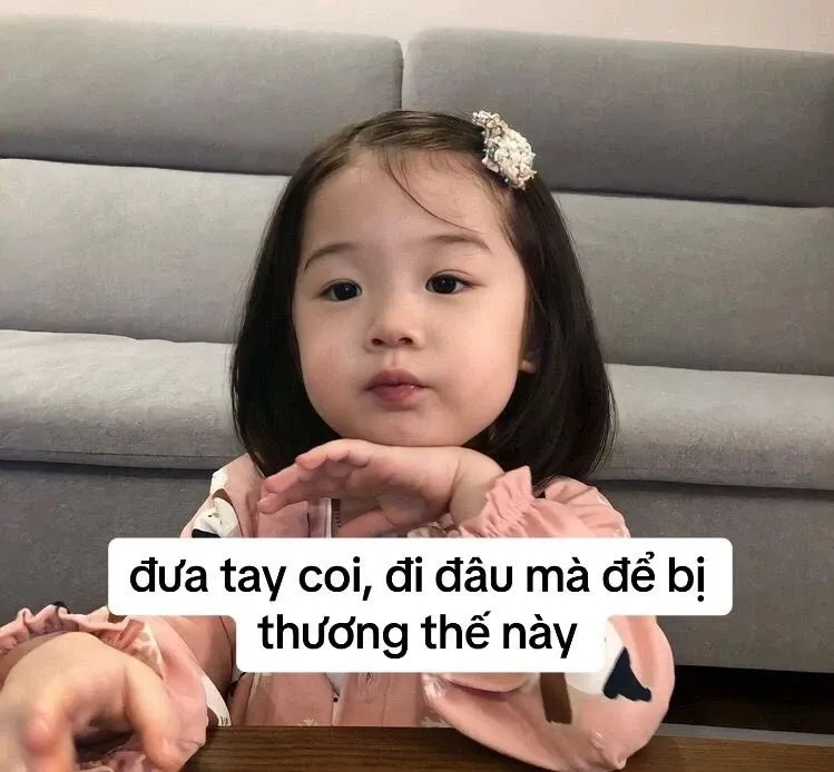 meme ảnh em bé cute 17