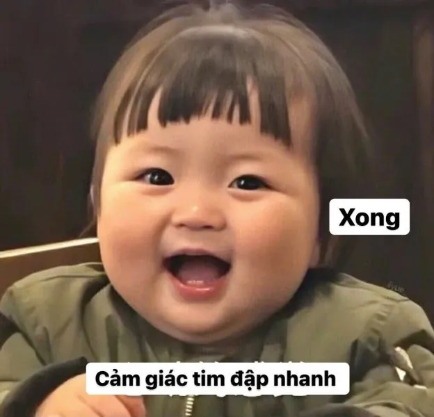 meme ảnh em bé cute 19