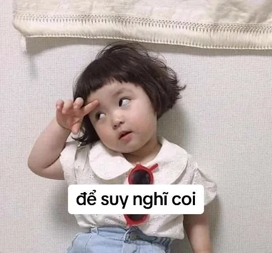 meme ảnh em bé cute 22