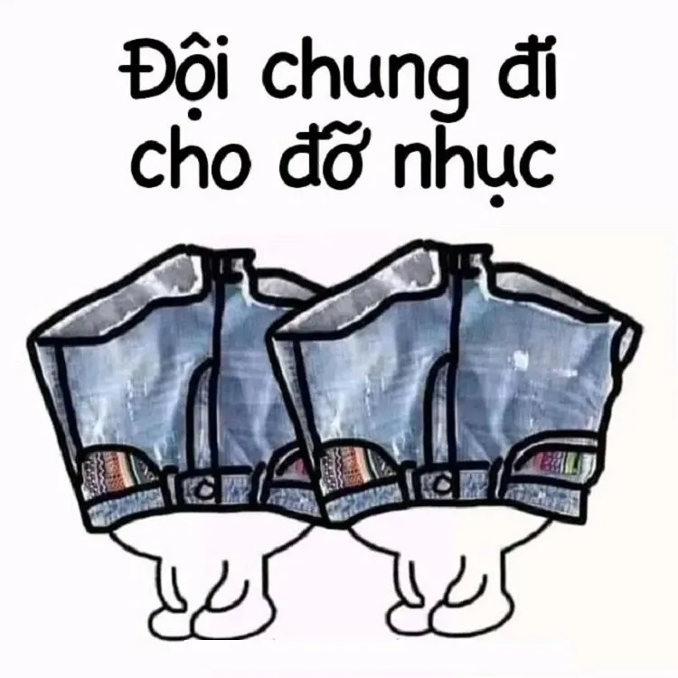 meme đội quần 11