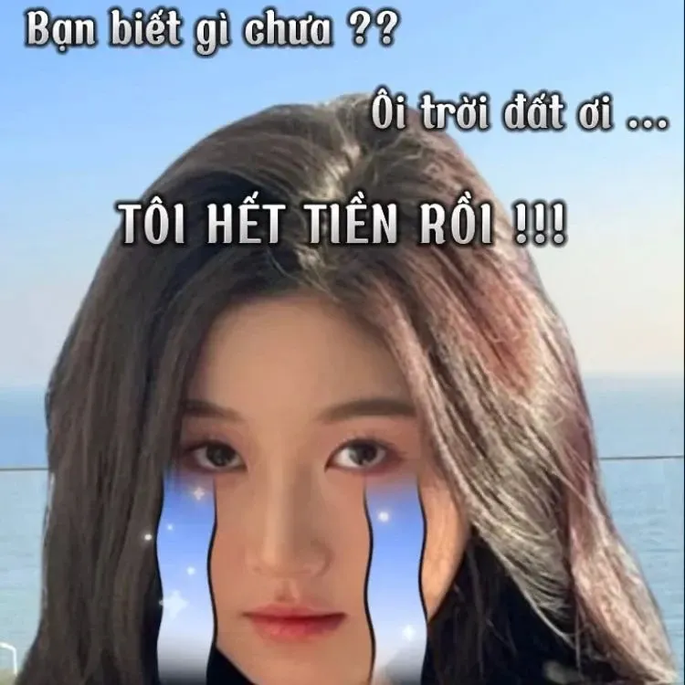 meme hết tiền 2