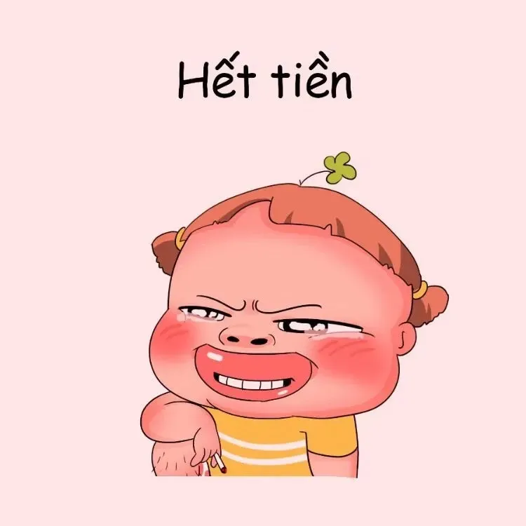 meme hết tiền 25