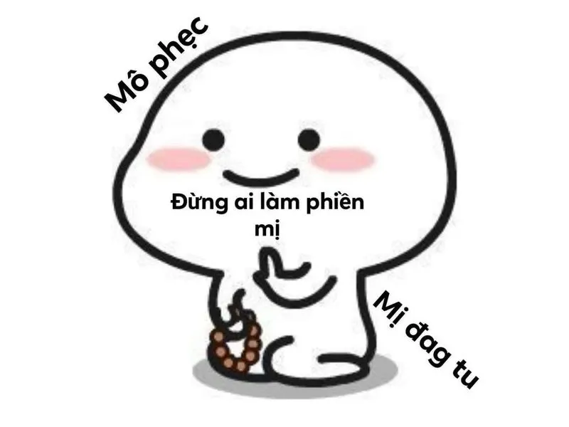 meme mô phật 8