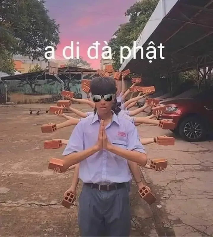 meme mô phật 49