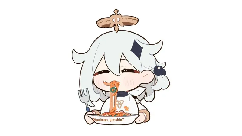 Hình ảnh Paimon chibi  47