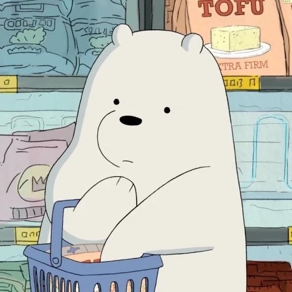 Ảnh gấu trắng We Bare Bear dễ thương, tải ngay để làm avatar