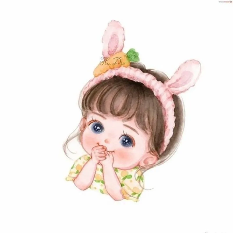 Tải ngay ảnh chibi nữ cute xinh xắn làm hình đại diện