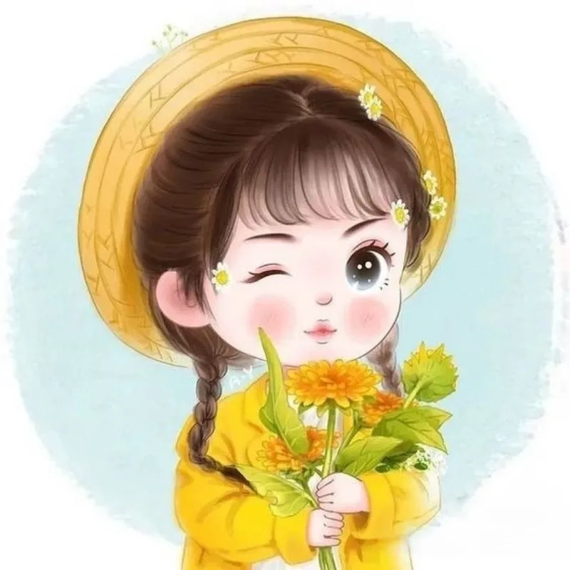 Hình nền chibi nữ cute phù hợp cho điện thoại và máy tính