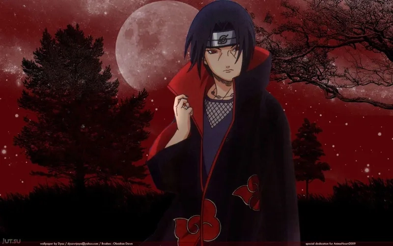 Ảnh Itachi Sharingan ấn tượng, biểu tượng sức mạnh