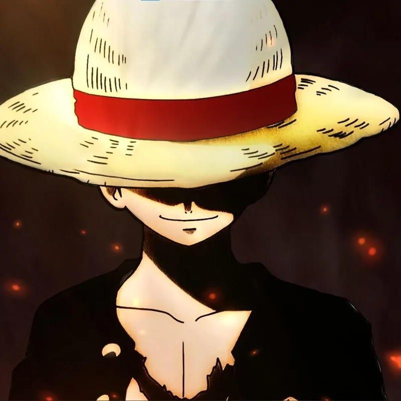 Hình ảnh avatar Luffy bựa dành cho fan hài hước